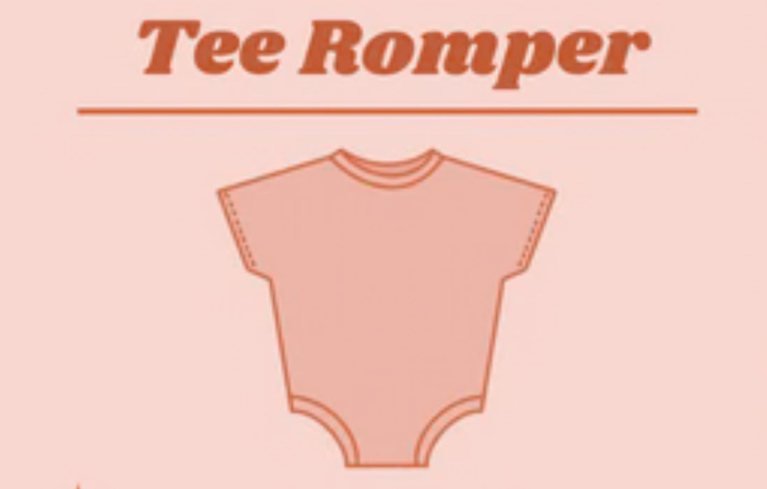 Custom tee romper